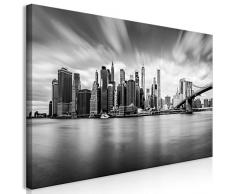 murando Cuadro Mega XXXL New York 160x80 cm Cuadro en Lienzo en Tamano XXL Estampado Grande Gigante Imagen para Montar por uno Mismo Decoración De Pared Impresión DIY NY City Ciudad d-B-0154-ak-e