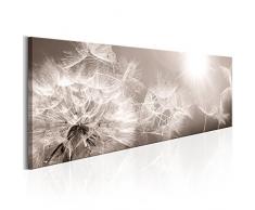 murando Cuadro en Lienzo 120x40 cm Flores - 1 Parte impresión en Material Tejido no Tejido Cuadro de Pared impresión artística fotografía Imagen gráfica decoración Diente de Leon b-C-0161-b-a