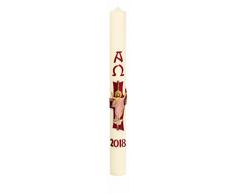Wiedemann - 243140.003 Oster Vela, Cera, Marfil, 80, 0 x 8, 00 X cm, 1 Unidades