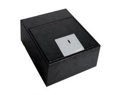 Arregui 20000-S7K- Caja fuerte camuflada para zócalo de armario, color negro