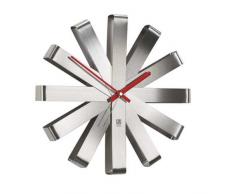 Umbra 118070-590 Ribbon - Reloj de pared (30 cm), acero