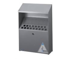 Atlanta A29263218 - Cenicero de Pared 31 x 45 x 10,7 cm, Color Plata