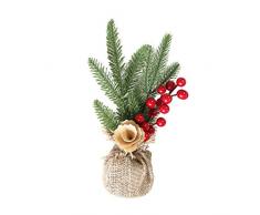 WUFANGFF Regalos para El Año Nuevo Árbol De Navidad Artificial Pequeño Árbol De Navidad Artificial Mini Decoraciones De Navidad Y Año Nuevo para(30Cm),Un