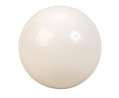 Moderna decoración bola decorativa Jardín Jardín bola de acero inoxidable en blanco Diámetro 30 cm
