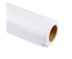 RUSPEPA Rollo De Papel Kraft Blanco - 76.2 Cm X 30 - Papel Reciclado Perfecto Para Manualidades, Arte, Envoltura De Regalos, Embalaje, Postales, Envío, Material De Embalaje Y Paquete