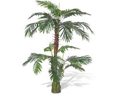 vidaXL Palmera Cycas Artificial con Aspecto Natural, 150 cm