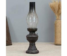 SHEEP Porta Vela Los titulares Retro nostálgico China Resina Vela Decoración Adornos y sin Velas, Tamaño: Grande Inicio Barra de la decoración