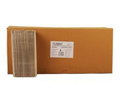 Toalla de papel divertido doble C-fold 25 x 50 cm la naturaleza 2500 hojas 1er Pack (1 x 1 pieza)