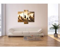 Cuadro sobre lienzo - 3 piezas - Impresión en lienzo - Ancho: 95cm, Altura: 80cm - Foto número 2693 - listo para colgar - en un marco - CB95x80-2693