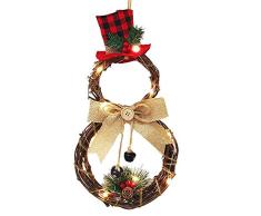 La decoración del hogar de la Guirnalda PendantWreath Colgar de la Pared Decoraciones de Navidad Corona de Navidad para el hogar