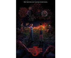 Stranger Things Poster One Summer, No Laminado, Multicolor, 61x91.5 cm