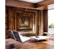 murando - Fotomural 350x256 cm - fotomurales tejido no tejido - decoración de pared XXL moderna - de diseno - papel pintado pared Mina de sal madera Polonia f-B-0003-a-a