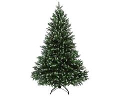 BB Sport Árbol Navidad PE/PVC Mixto 180 cm Verde Oscuro - azúcar Glas Abeto Navidad Artificial Realista