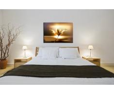 DEINEBILDER24 cuadro de XXL con flor 60 x 80 cm en Lienzo y Bastidor, de -. De la mejor calidad, hecha a mano en Alemania!