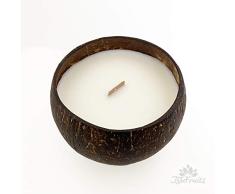 JoJu Fruits – Coconut Candle – Vela aromática Original de Coco, 100% Natural, 45 Horas