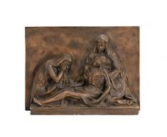 Arte Salvadori, depósito de Cristo, bajo relieve de Bronce Escultura. Energía.