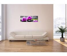 Cuadro sobre lienzo - 3 piezas - Impresión en lienzo - Ancho: 90cm, Altura: 30cm - Foto número 2658 - listo para colgar - en un marco - CA90x30-2658