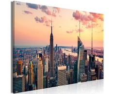 murando Cuadro Mega XXXL New York 165x110 cm Cuadro en Lienzo en Tamano XXL Estampado Grande Gigante Imagen para Montar por uno Mismo Decoración De Pared Impresión DIY NY City Ciudad d-B-0235-ak-a