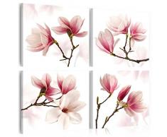 murando - Cuardo 60x60cm - Magnolia - Impresion en calidad fotografica - Cuadro en lienzo tejido-no tejido - Flor b-A-0259-b-j