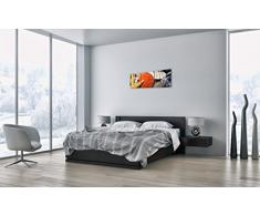 Cuadro sobre lienzo - 3 piezas - Impresión en lienzo - Ancho: 90cm, Altura: 30cm - Foto número 0456 - listo para colgar - en un marco - CA90x30-0456