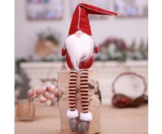 Gnomo de Navidad Hecho a Mano con diseño de Tomate Sueco, Adornos de Navidad, Regalos de Vacaciones, decoración de Mesa para el hogar