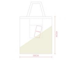 DIYthinker Retrato Egipto Cultura Abstracto Blanco Totem Lateral Fresco Patrón de la Ilustración del Diseño de Moda Bolsa de Mano de Mano de Gran Capacidad ambientalmente Bolsas de la Compra