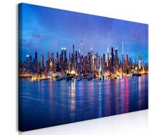 murando Cuadro Mega XXXL New York 160x80 cm Cuadro en Lienzo en Tamano XXL Estampado Grande Gigante Imagen para Montar por uno Mismo Decoración De Pared Impresión DIY NY City Ciudad d-B-0179-ak-e