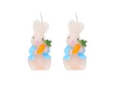 Toyvian Velas sin Humo de 2 Piezas de Vela de Conejito para La Decoración del Día de Los Niños de Pascua