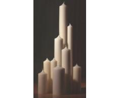 Altar vela, Altar velas, gigante con forma de vela en el orificio RAL Calidad Con hebilla orificio de fibra calidad 8 x 40 cm