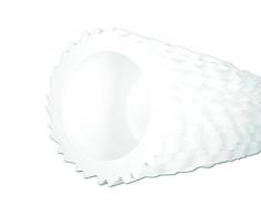 Jarrón de diseño YUNA, blanco, mate, 143,5cm, Ø44cm - Recipiente decorativo / Florero - monsterkatz