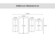 Cuadro sobre lienzo - 4 piezas - Impresión en lienzo - Ancho: 120cm, Altura: 70cm - Foto número 0529 - listo para colgar - en un marco - DL120x70-0529