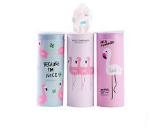 cedarfiny Toallas de Papel de Seda Facial Suave Toalla de Papel con patrón de Dibujos Animados de 3 Capas para el hogar Coche