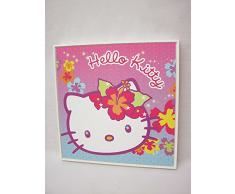 CUADRO TABLA MARCO INFANTIL HELLO KITTY FLOR