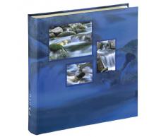 Hama Singo 106255 Álbum de Fotos (100 páginas, Vidrio), Azul