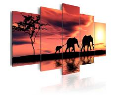 murando - Cuadro en Lienzo 200x100 cm - Impresion en calidad fotografica - Cuadro en lienzo tejido-no tejido - Africa 030213-15