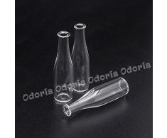 Odoria 1/12 Miniatura 3PZ Florero de Vidrio/Botella de Agua Cocina Accesorio para Casa de Muñecas