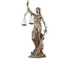 Diosa De La Justicia Estatua Adornos Mitologia Griega Arte Escultura Resina Figurín, El Mejor Inicio Oficina Regalo Decoración,Latón