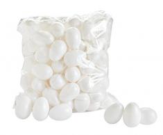 VBS Großhandelspackung 100 huevos de decoración de aprox. 6 cm, de plástico, para Pascua