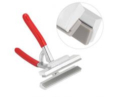 Alicates de lienzo de 12 cm de ancho, abrazadera de metal para estirar pintura al óleo, lienzo