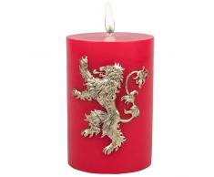 Game Of Thrones Vela grande casa Lannister Insignia tallada 8.5 Pilar vela con 80 horas ge regalo Multi tiempo perfecto para la got Fan