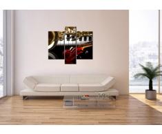 Cuadro sobre lienzo - 3 piezas - Impresión en lienzo - Ancho: 95cm, Altura: 80cm - Foto número 2679 - listo para colgar - en un marco - CB95x80-2679