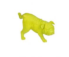 Homea Jardin 5DEJ1136BC - Figura Decorativa de Carlino, de Resina, 12,5 x 14 x 23,5 cm