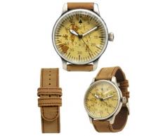 Mil-Tec Vintage Ejército reloj estilo Cuarzo