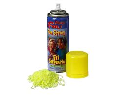 Artif Aerosol de inalámbrico Serpentina Amarillo, Bomba de Hilo para Espaguetis de 83 ML