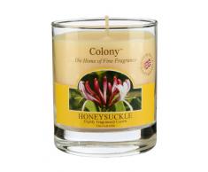Colony Wax Lyrical Vaso con Vela (Cristal, Aroma a Miel)
