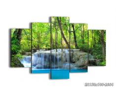 Cuadro sobre lienzo - 5 piezas - Impresión en lienzo - Ancho: 150cm, Altura: 100cm - Foto número 2664 - listo para colgar - en un marco - EA150x100-2664