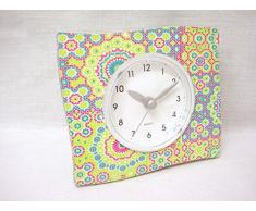RELOJ DE PIE SOBREMESA MESITA MESILLA GRANDE ACRILICO CUADRADO DECOPATCH