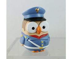 Studio Egan ml18fa/2ps Figura policía, Modelo GOOFI, cerámica, mutlicolore, 8 x 8 x 10 cm