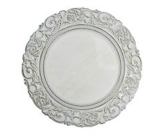 COM-FOUR® 2x Placa decorativa de diseño antiguo - Plato decorativo para bodas y celebraciones familiares - Plato de corona de Adviento para Navidad