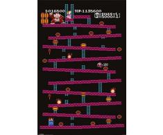 Gaming Nintendo - Póster de Donkeyde Nintendo (61 x 91,5 cm), diseño vintage